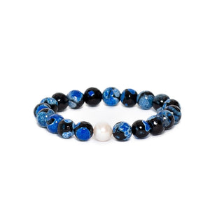 Blue Black Agate